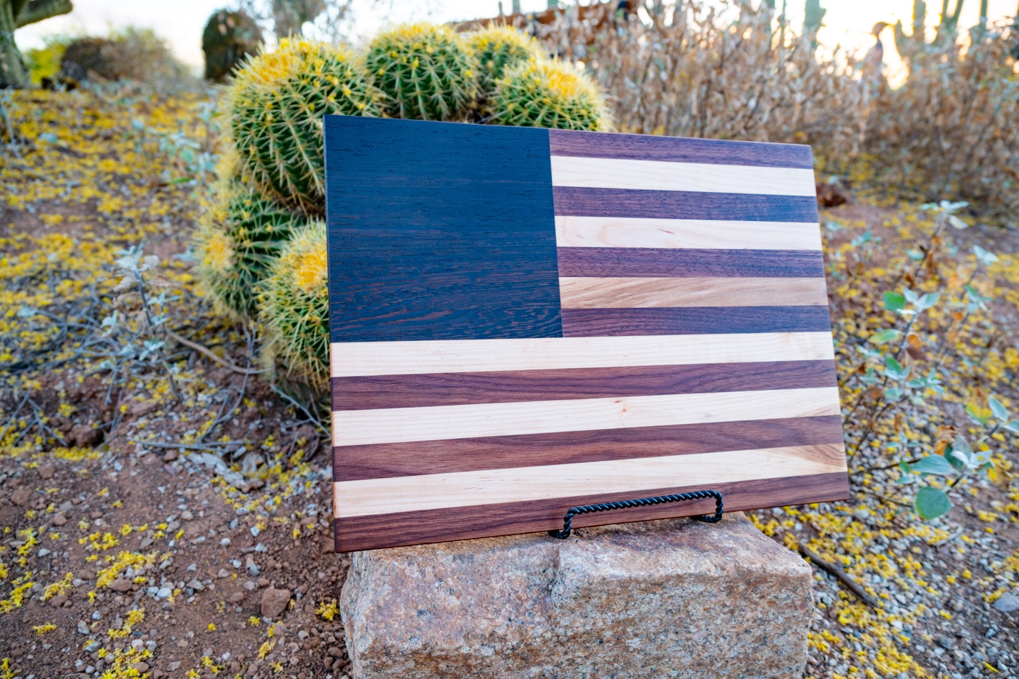 U.S. Flag Cutting Board - Large