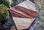 Angled Design - Exotic Wood Cutting Board