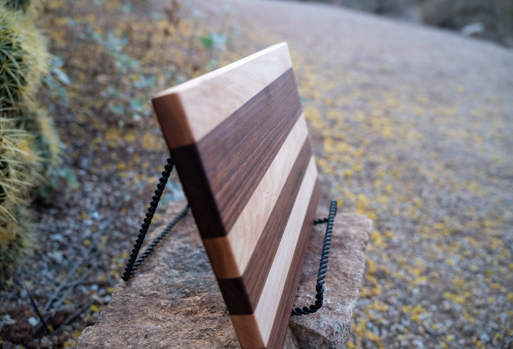 Small Cutting Board - Walnut & Hard White Maple