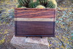 Zebrawood, Black Limba & Walnut Cutting Board
